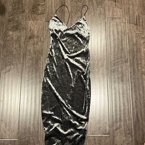 Midi silver dress
